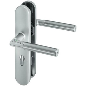 Assa Abloy - digitaler Türbeschlag Code Handle Langschild-DIN rechts