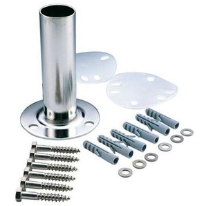 Astral - Leiterendstücke 1 Paar aus Edelstahl V4A für Holmdurchmesser 43 mm