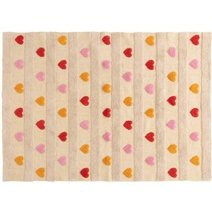 Atmosphera - Kinderteppich amour, 100% Baumwolle, 120 x 170 cm