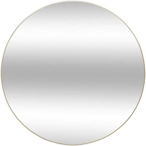 Atmosphera - Spiegel Alice Holz & Metall - gold - D.110 cm créateur dintérieur