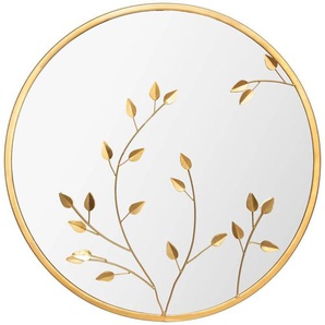 Atmosphera - Spiegel Feuille - Metall - goldfarben d. 58 cm créateur dintérieur