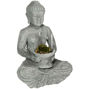Atmosphera - Statuette Buddha sitzend - Zement h 40 cm créateur dintérieur