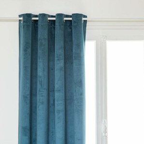 Atmosphera - Verdunkelnder Vorhang Théa Ägäisblau - 140x260 cm créateur dintérieur