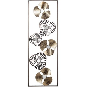 Atmosphera - Wanddekoration Blumen - Metall 31 × 89 cm créateur dintérieur
