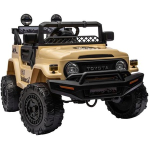 Atrigo Elektro-Kinderauto, Beige, Metall, Kunststoff, 65x70x98 cm, unisex, Spielzeug, Kinderspielzeug, Kinderautos & Elektro-Kinderautos