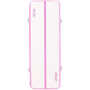 Atrigo Gymnastikmatte, Rosa, Weiß, Kunststoff, 100x20x300 cm, Reach, rutschfest, Dropstitch-Technologie, wasserabweisendes Material, leicht zu