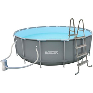 Atrigo Poolset, Metall, Kunststoff, 488x122 cm, Freizeit, Pools und Wasserspaß, Pools