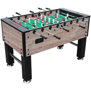 Atrigo Tischkicker, Mehrfarbig, Metall, Kunststoff, Holzwerkstoff, 75.5x89.7x140.2 cm, Torzähler manuell, Balleinwurf auf beiden Spielerseiten,