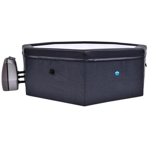 Atrigo Whirlpool Netspa Octopus Sp-Oct165B, Schwarz, Metall, Kunststoff, 73 cm, Freizeit, Pools und Wasserspaß, Whirlpools