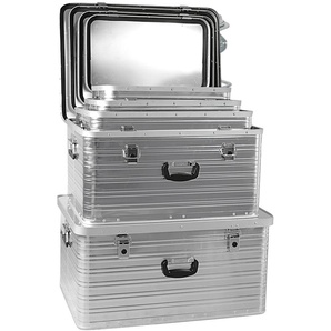 Aufbewahrungsbox Aufbewahrungsboxen 27 - 141 Liter silberfarben Ordnungsboxen