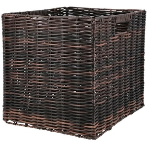 Aufbewahrungsbox - braun - Metall, Kunststoff, Kunststoff, Metall - 32 cm - 30 cm - 28 cm | Möbel Kraft