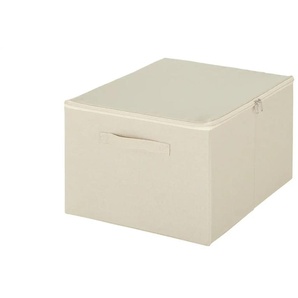 Aufbewahrungsbox - creme - Polyester,Papier,Stoff - 35 cm - 25 cm | Möbel Kraft