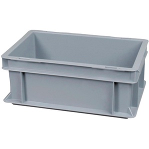 Aufbewahrungsbox Eurobehälter Profi Aufbewahrungsboxen BxTxH: 20x30x12 cm, 4,9 l Gr. B/H/T: 20 cm x 12 cm x 30 cm, grau Ordnungsboxen