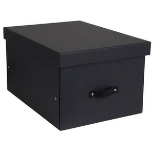 Xxxl Aufbewahrungsbox, Grau, Dunkelgrau, Papier, Karton, 38x28.5x50.5 cm, Ordnen & Aufbewahren, Aufbewahrungsboxen