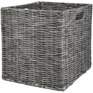 Aufbewahrungsbox - grau - Metall, Kunststoff, Kunststoff, Metall - 32 cm - 30 cm - 28 cm | Möbel Kraft