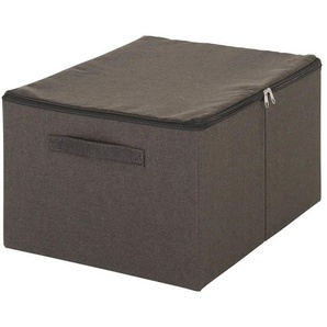 Aufbewahrungsbox - grau - Polyester,Papier,Stoff - 35 cm - 25 cm | Möbel Kraft