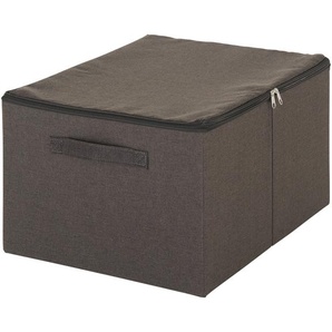 Aufbewahrungsbox - grau - Polyester, Stoff, Papier, Stoff - 35 cm - 25 cm | Möbel Kraft
