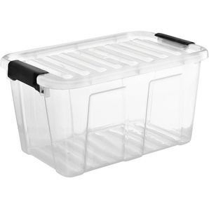 Aufbewahrungsbox  Home | transparent/klar | Kunststoff | 36 cm | 25,2 cm | 47 cm |
