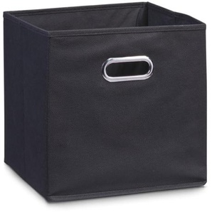 Aufbewahrungsbox in schwarz, 32 x 32 cm