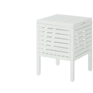 Aufbewahrungshocker  Oria ¦ weiß ¦ Maße (cm): B: 37 H: 50 T: 37.0