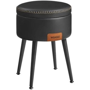Aufbewahrungshocker   ¦ schwarz ¦ Maße (cm): B: 38,2 H: 44,4