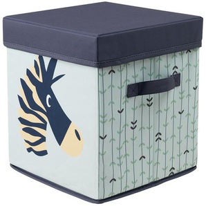 FLEXA Aufbewahrungskiste (1 Stück)  Safari - mehrfarbig - Webstoff (100% Baumwolle) - 30,5 cm - 31,5 cm | Möbel Kraft