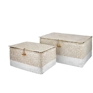 Aufbewahrungskorb 2er Set - mehrfarbig - Kunststoff - 38 cm - 19 cm - cm 28,0 | Möbel Kraft