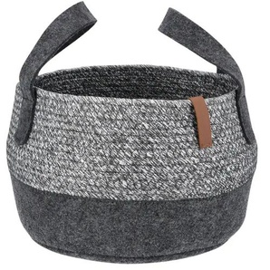 Aufbewahrungskorb - grau - Filz - 18 cm - 26.0 | Möbel Kraft