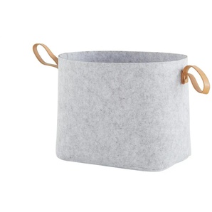 Aufbewahrungskorb | grau | Filz | 30 cm | 26 cm | cm 20,0 |