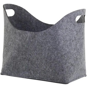 Aufbewahrungskorb - grau - Filz - 39 cm - 29 cm - cm 22,0 | Möbel Kraft