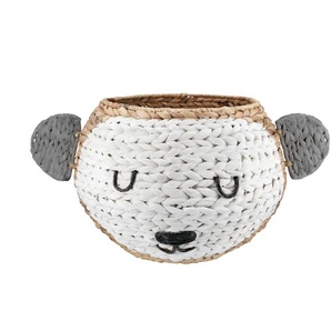 Aufbewahrungskorb Hund - weiß - Metall - 23 cm - 22.0 | Möbel Kraft