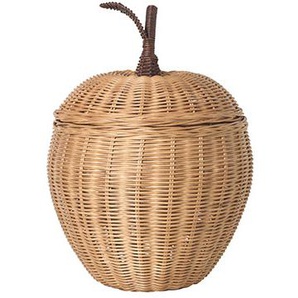 Aufbewahrungskorb Small Apple Basket, 28 x 20 cm, aus Rattan, von Ferm Living
