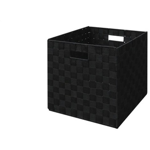 Aufbewahrungskorb Zenit - schwarz - Kunststoff - 30 cm - 30 cm - cm 30,0 | Möbel Kraft