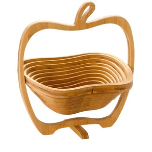 Aufbewahrungsschüssel HEINE HOME Lebensmittelaufbewahrungsbehälter Gr. B/H/L: 26 cm x 22 cm x 30 cm, beige (natur) Deko-Schale Holzschüssel Obstschale Dekoschalen Dekotabletts
