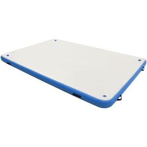 Aufblasbare Schwimmmatte Blau und Weiß 300x200x15 cm Vidaxl 164994
