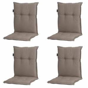 Auflagen 4er-Set  Panama ¦ grau ¦ Maße (cm): B: 50 H: 80