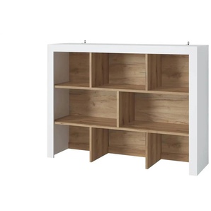 Aufsatzregal klein - weiß - Materialmix - 161 cm - 119 cm - cm 45,0 | Möbel Kraft