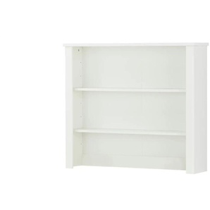 Aufsatzregal - weiß - Materialmix - 97,6 cm - 84 cm - cm 23,0 | Möbel Kraft