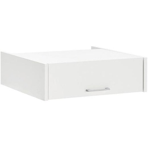 Aufsatzschrank, Weiß, Kunststoff, 67x20.5x65.5 cm, Made in EU, Schlafzimmer, Kleiderschränke, Mehrzweckschränke