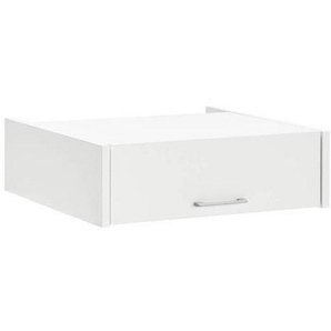 Aufsatzschrank, Weiß, Kunststoff, 67x20.5x65.5 cm, Made in EU, Schlafzimmer, Kleiderschränke, Mehrzweckschränke