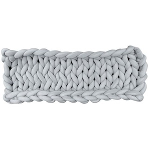 Aumüller Korbwaren Aumüller Katzenbett XXL Grobstrick grau 65 x 25 x 6 cm GLO689202866