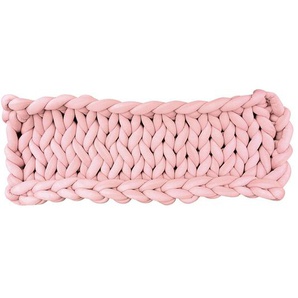 Aumüller Korbwaren Aumüller Katzenbett XXL Grobstrick rose 66 x 25 x 6 cm GLO689202871