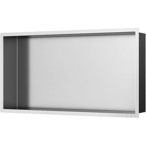 Aurum UP-Wandnische, Edelstahl 304, 60x30x10cm, Chrom gebürstet (SATAURN6030BS) - Swiss Aqua Technologies