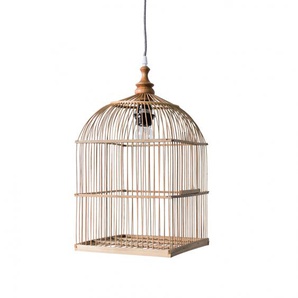 Ausgefallene Kinderlampe Birdy, aus Bambus, in natural, von KidsDepot