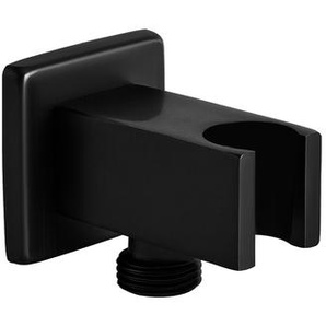Auslassbogen mit integrierter Handbrausehalterung | Schwarz – Preto