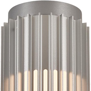 Außen-Deckenleuchte NORDLUX Aludra Lampen Gr. Ø 12,4 cm, grau Außendeckenleuchten langlebiges eloxiertes Aluminium