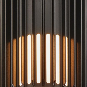 Außen-Deckenleuchte NORDLUX Aludra Lampen Gr. Ø 12,4 cm, schwarz Außendeckenleuchten langlebiges eloxiertes Aluminium