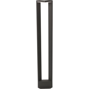 Außen-Stehlampe HEITRONIC Bonita Lampen Gr. 1 flammig, Höhe: 100 cm, grau (anthrazit) Außenstandleuchte Außenstandleuchten LED Lampen Poller-Außenleuchte,Lichtaustritt nach unten,hell 600 Lumen Lichtstrom
