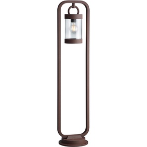 Außen-Stehlampe TRIO LEUCHTEN Sambesi Lampen Gr. Höhe: 100 cm, braun (rostbraun) Außenstandleuchten