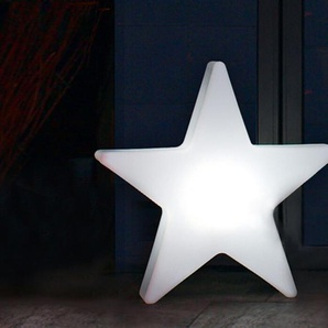 Außenleuchte Shining Star 8 seasons design Polyethylen weiß, Designer 8 seasons design GmbH, 57x54x12 cm